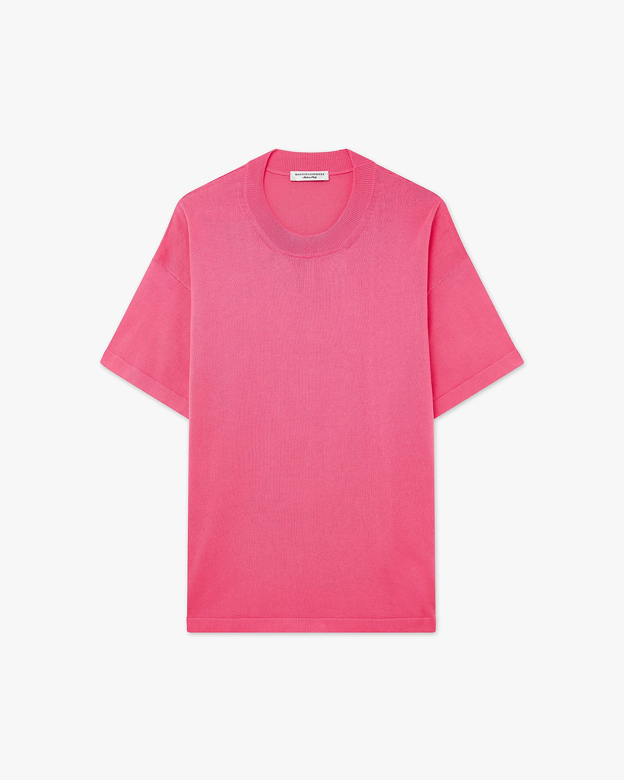 Women's Oasi Maxi Tee - Fuchsia Cotone