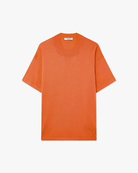 Women's Oasi Maxi Tee - Orange Cotone