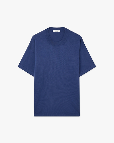 Women's Oasi Maxi Tee - Blue Cotone