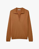 Oasi Polo-Pullover Damen - Haselnuss