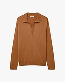 Women's Oasi Polo Sweater - Hazelnut