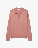 Women's Oasi Polo Sweater - Blush