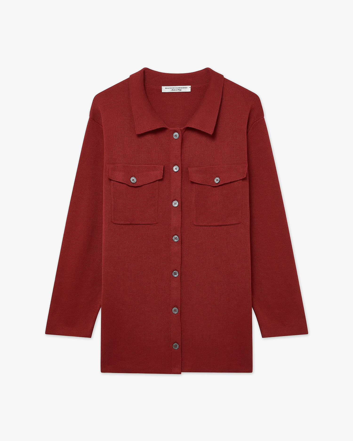 Oasi Shirt Sweater - Red Cotone
