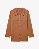 Oasi Hemd-Pullover - Haselnuss
