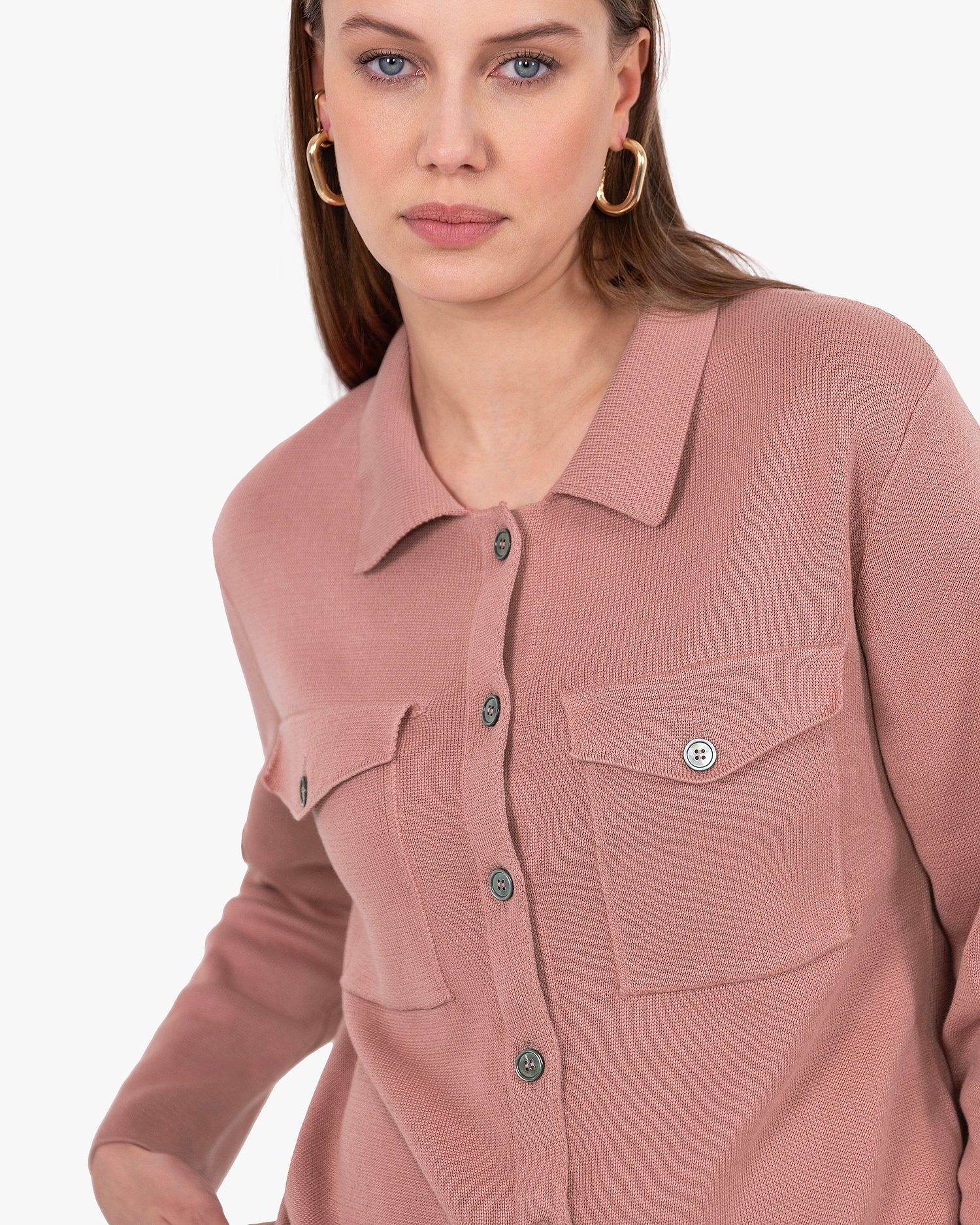 Oasi Shirt Sweater - Blush Cotone