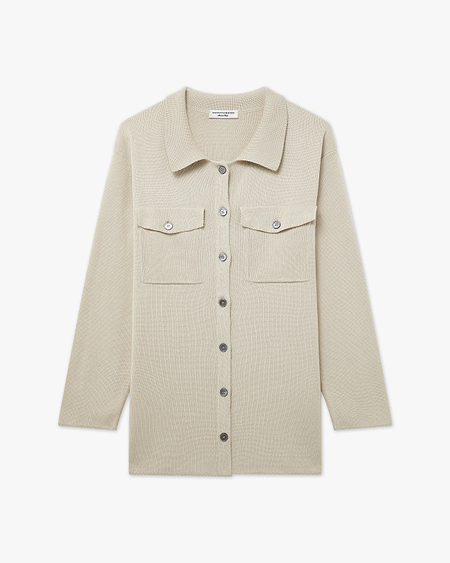 Oasi Shirt Sweater - Beige Cotone