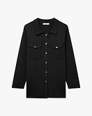 Oasi Hemd-Pullover - Schwarz