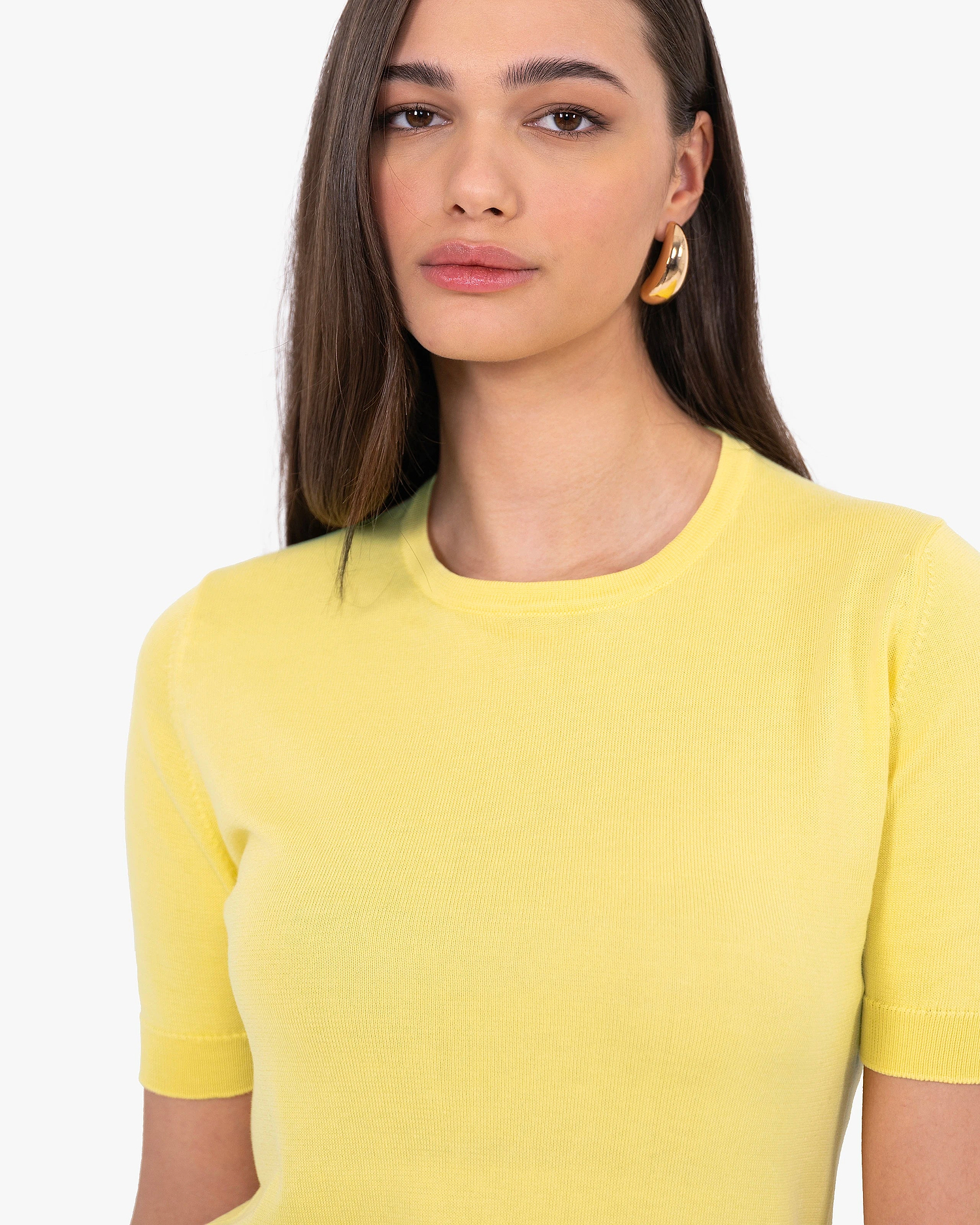 Women's Oasi Tee - Yellow Cotone