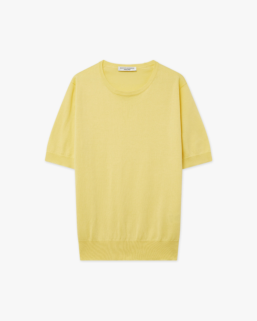 Women's Oasi Tee - Yellow Cotone