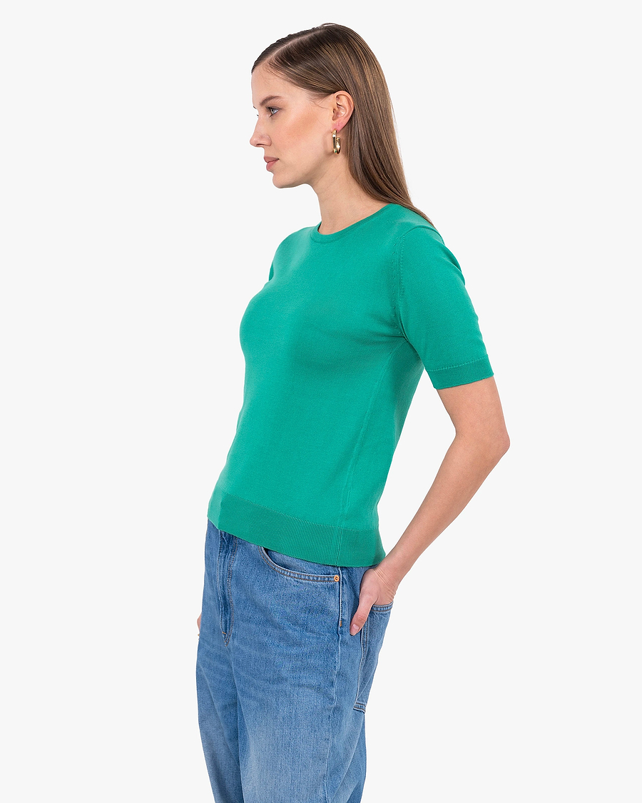 Women's Oasi Tee - Green Cotone