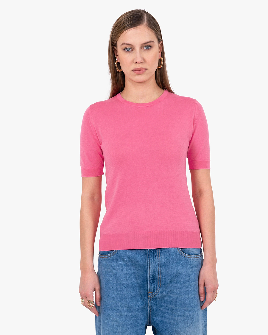 Women's Oasi Tee - Fuchsia Cotone