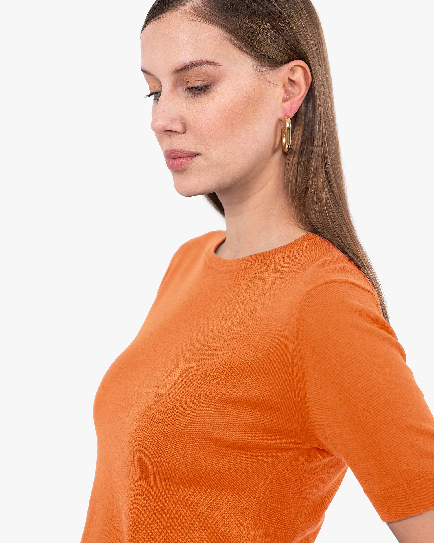 Women's Oasi Tee - Orange Cotone