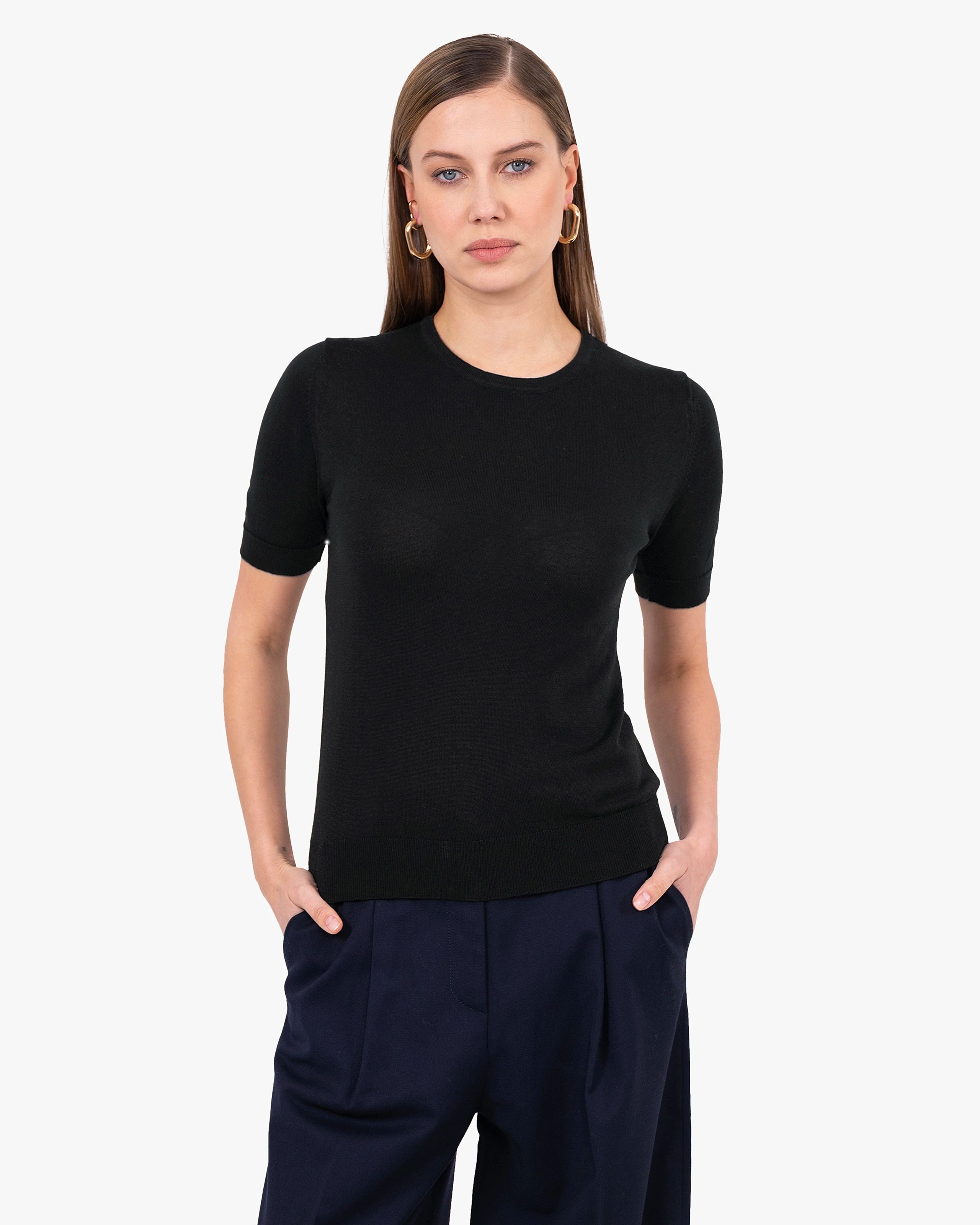 Women's Oasi Tee - Black Cotone