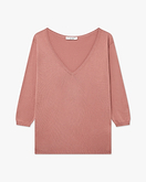 Oasi V-Ausschnittpullover Damen - Rosa
