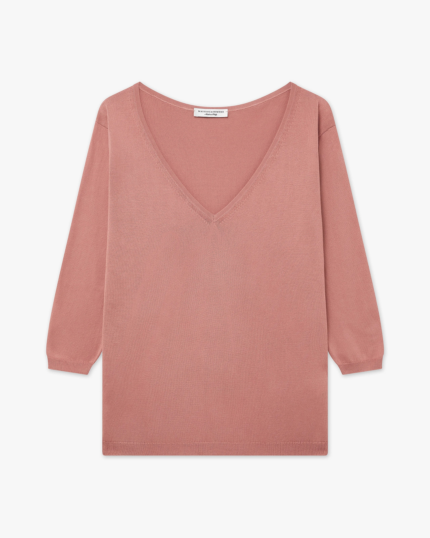 Women's Oasi V-Neck Sweater - Blush Cotone