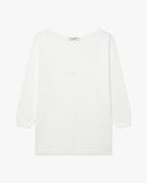 Oasi V-Ausschnittpullover Damen - Weiß