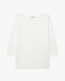 Oasi V-Ausschnittpullover Damen - Weiß