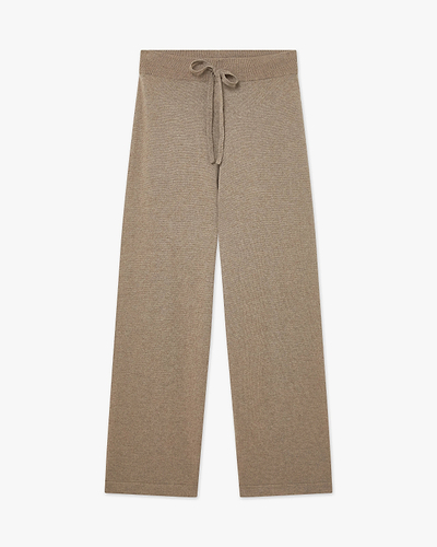 Palazzo Sweatpants - Taupe Cashmere