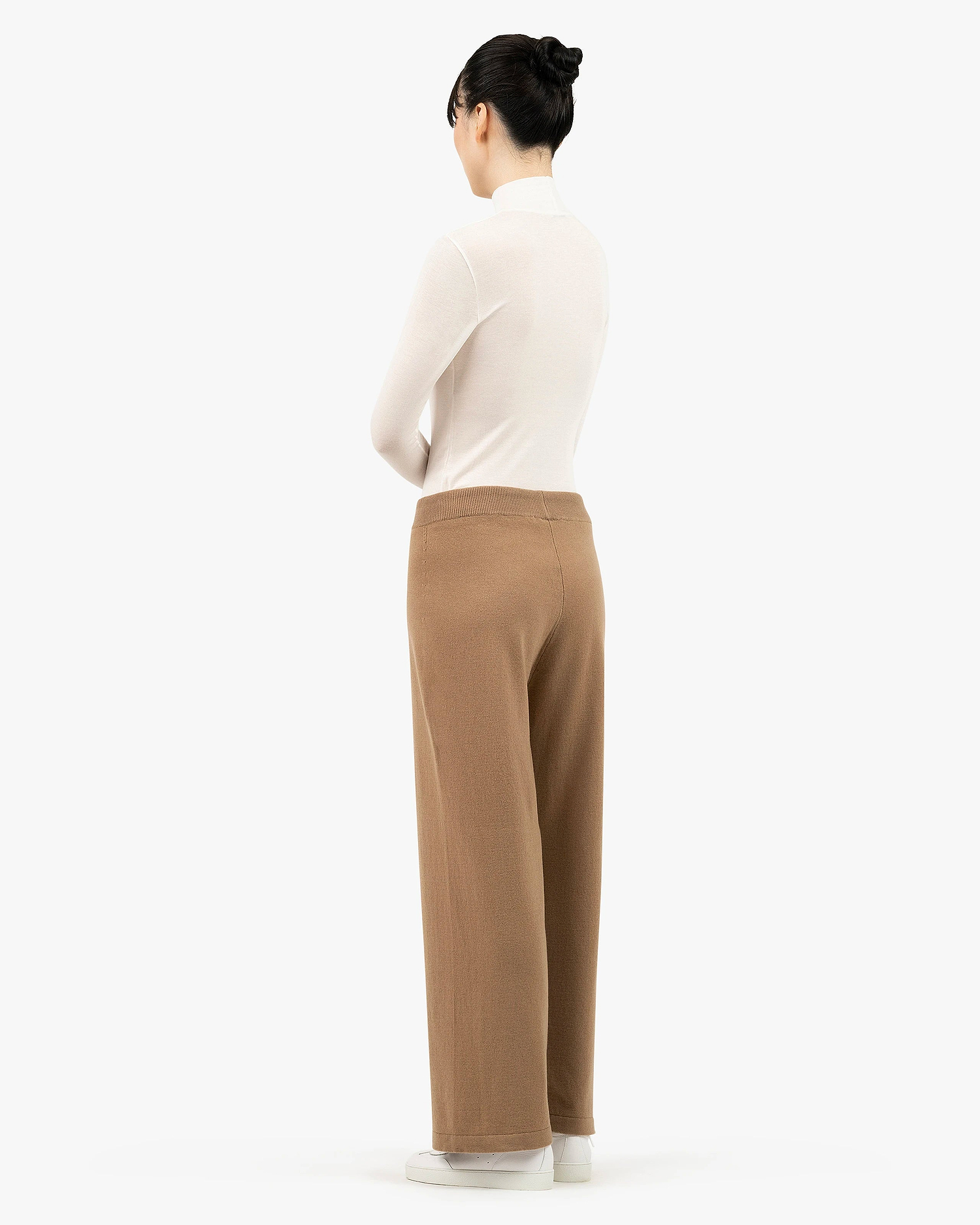 Palazzo Sweatpants - Camel Cashmere