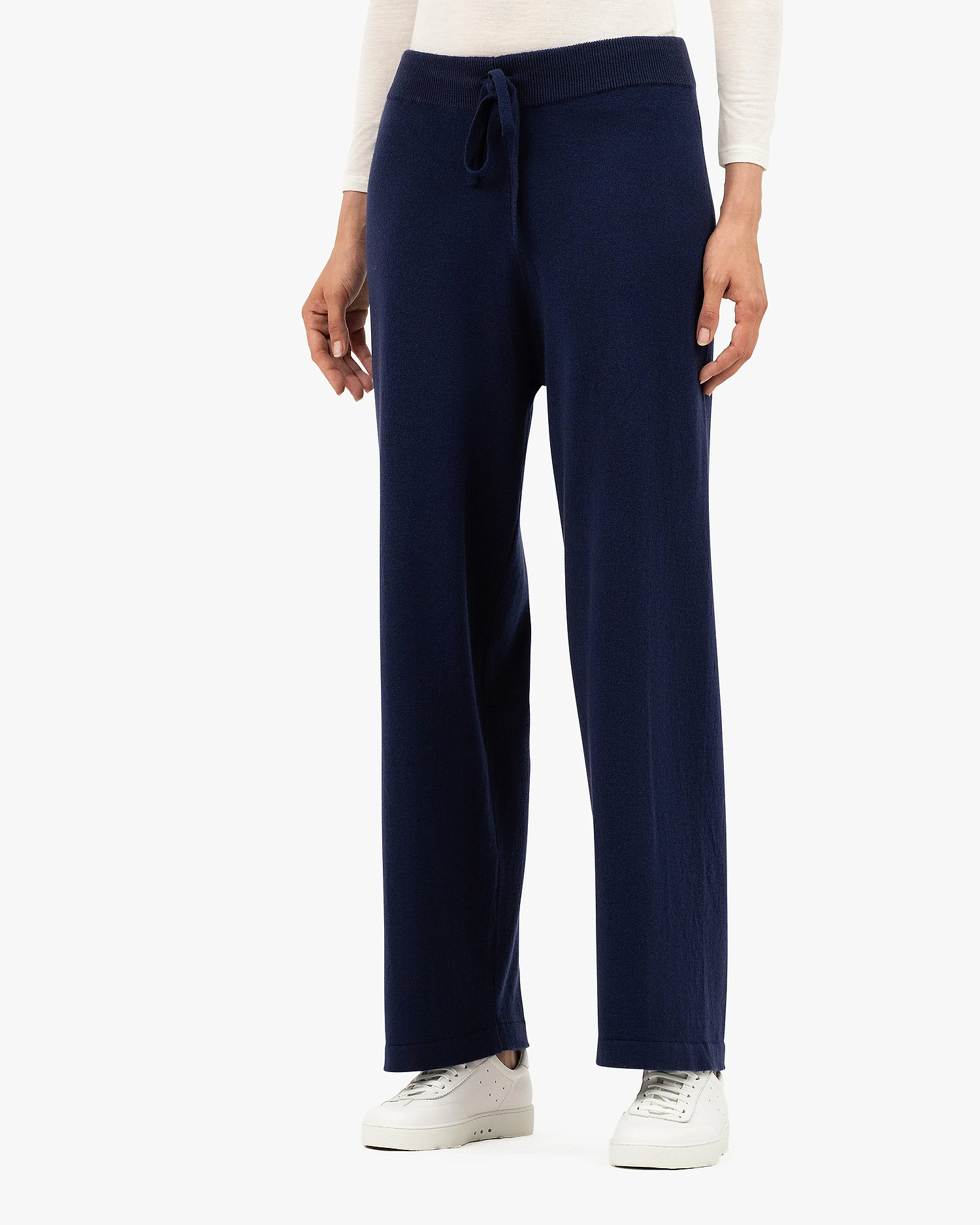Palazzo Sweatpants - Blue Cashmere