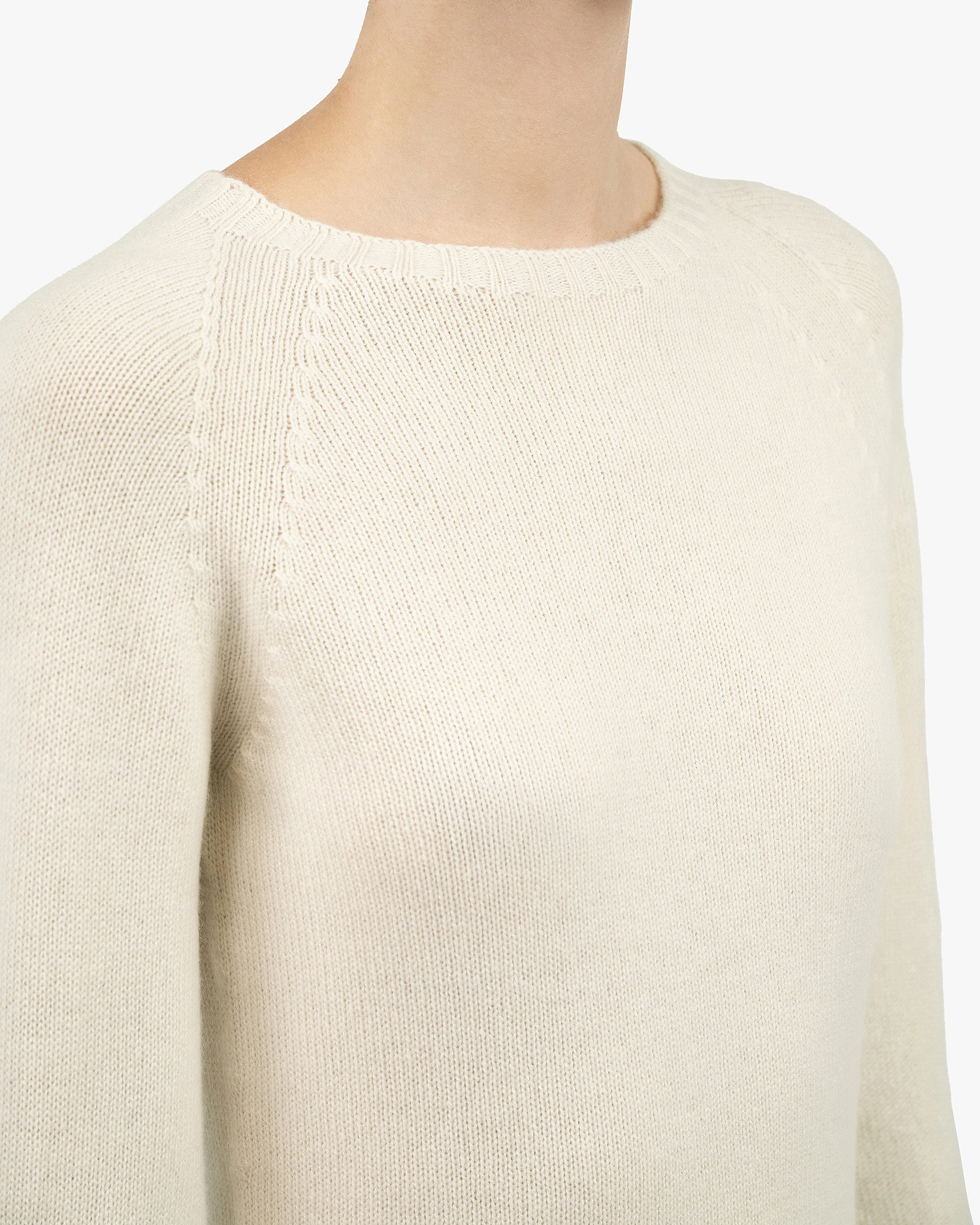 Women's Parksville Crew Neck Sweater - White Cashmere