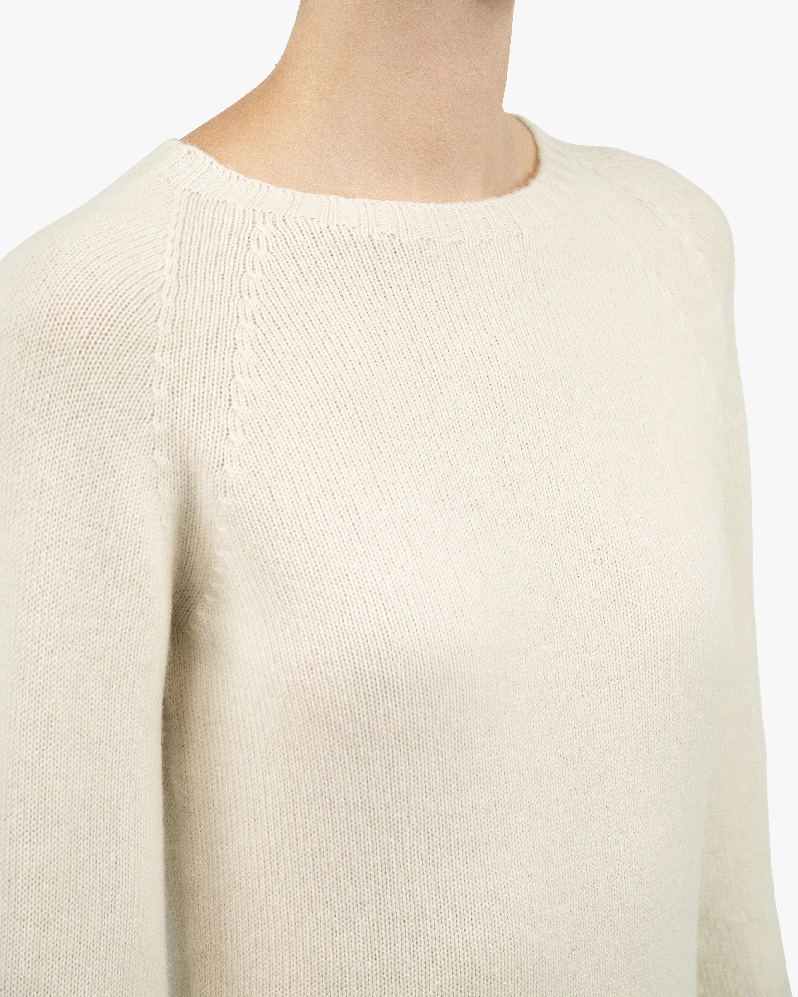 Women's Parksville Crew Neck Sweater - White Cashmere