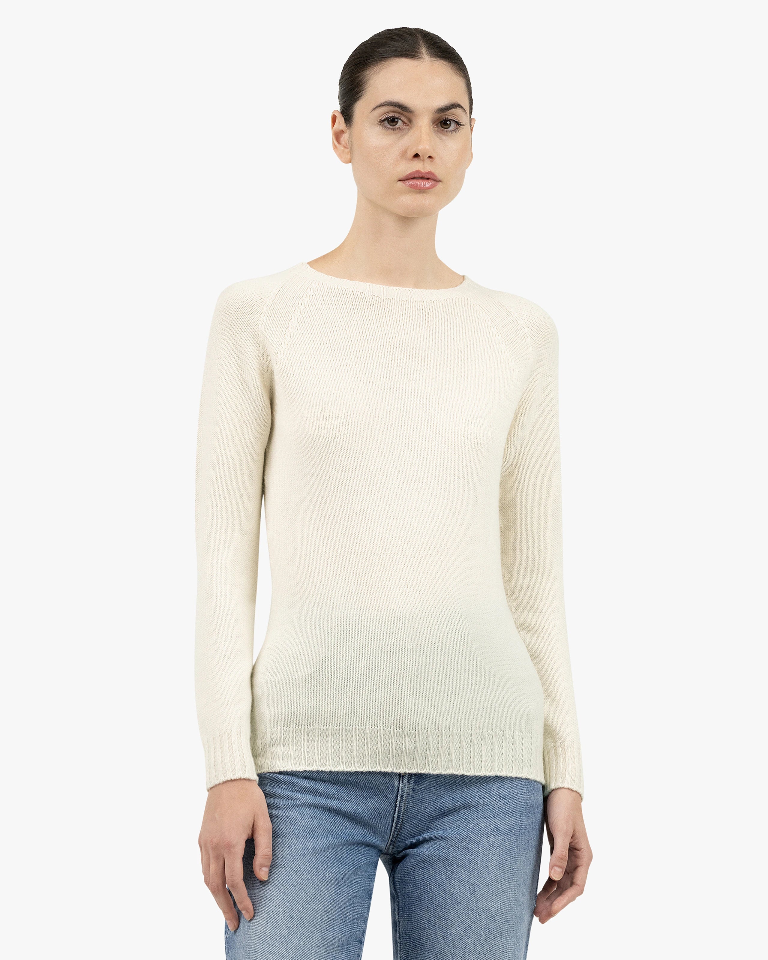 Women's Parksville Crew Neck Sweater - White Cashmere