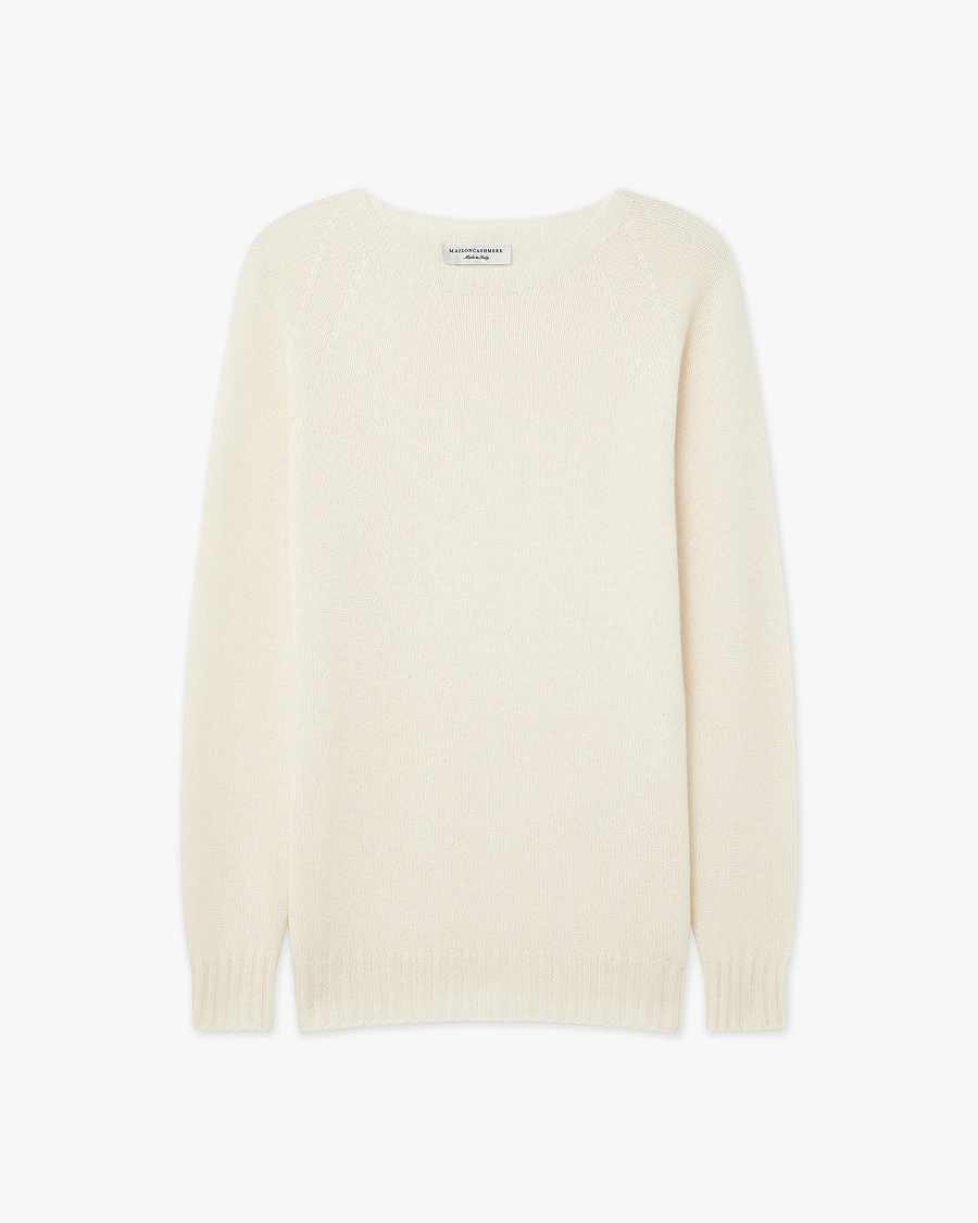 Women's Parksville Crew Neck Sweater - White Cashmere