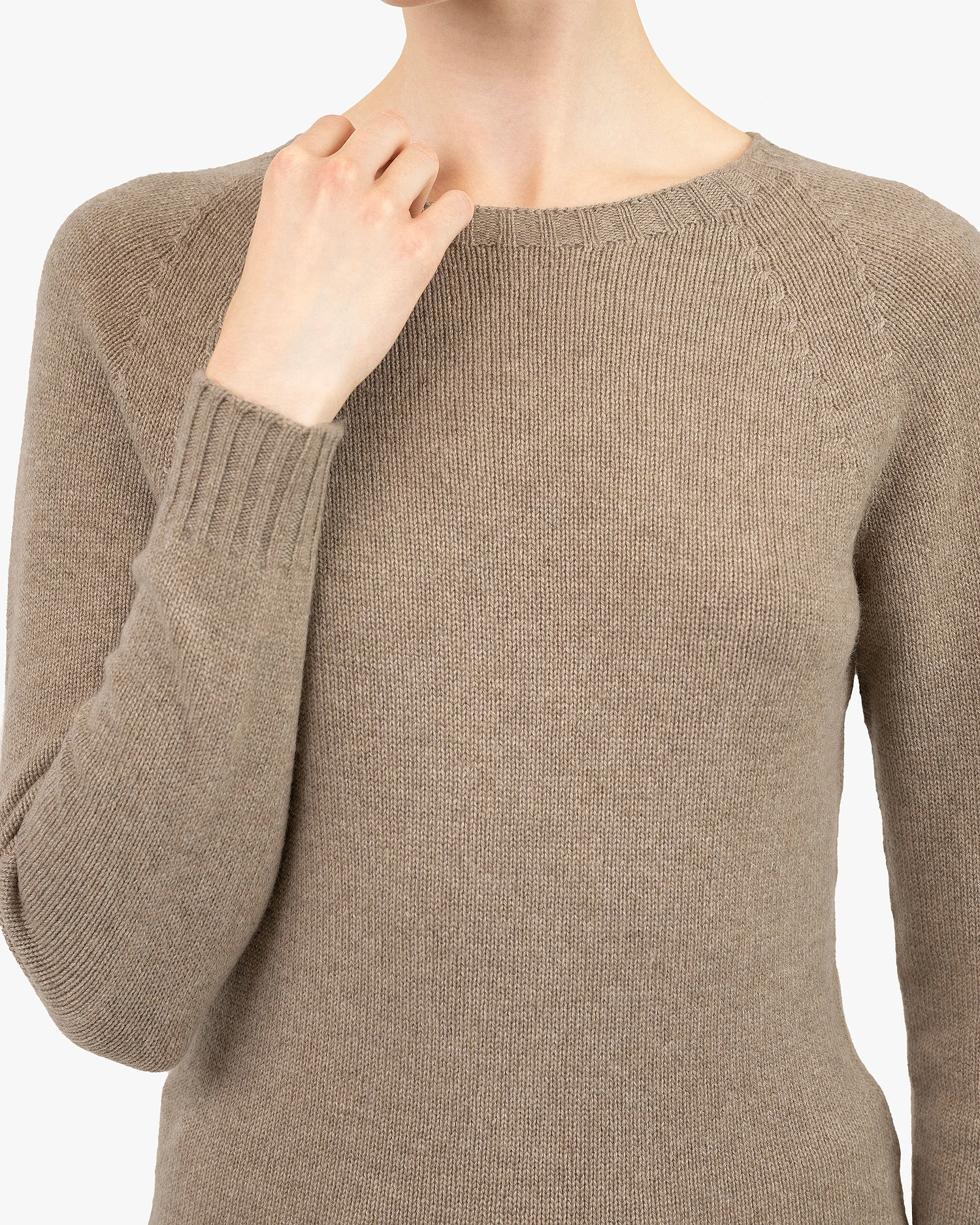 Women's Parksville Crew Neck Sweater - Taupe Cashmere