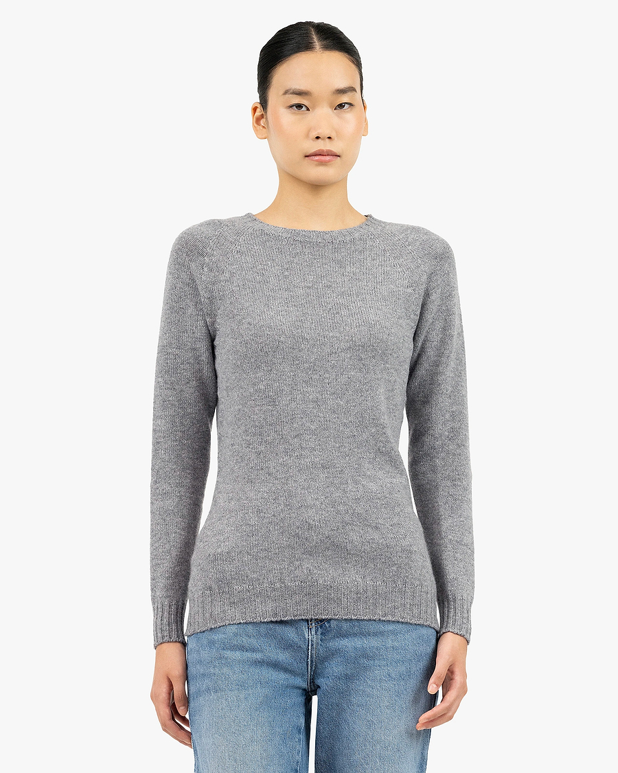 Women's Parksville Crew Neck Sweater - Medium Grey Cashmere