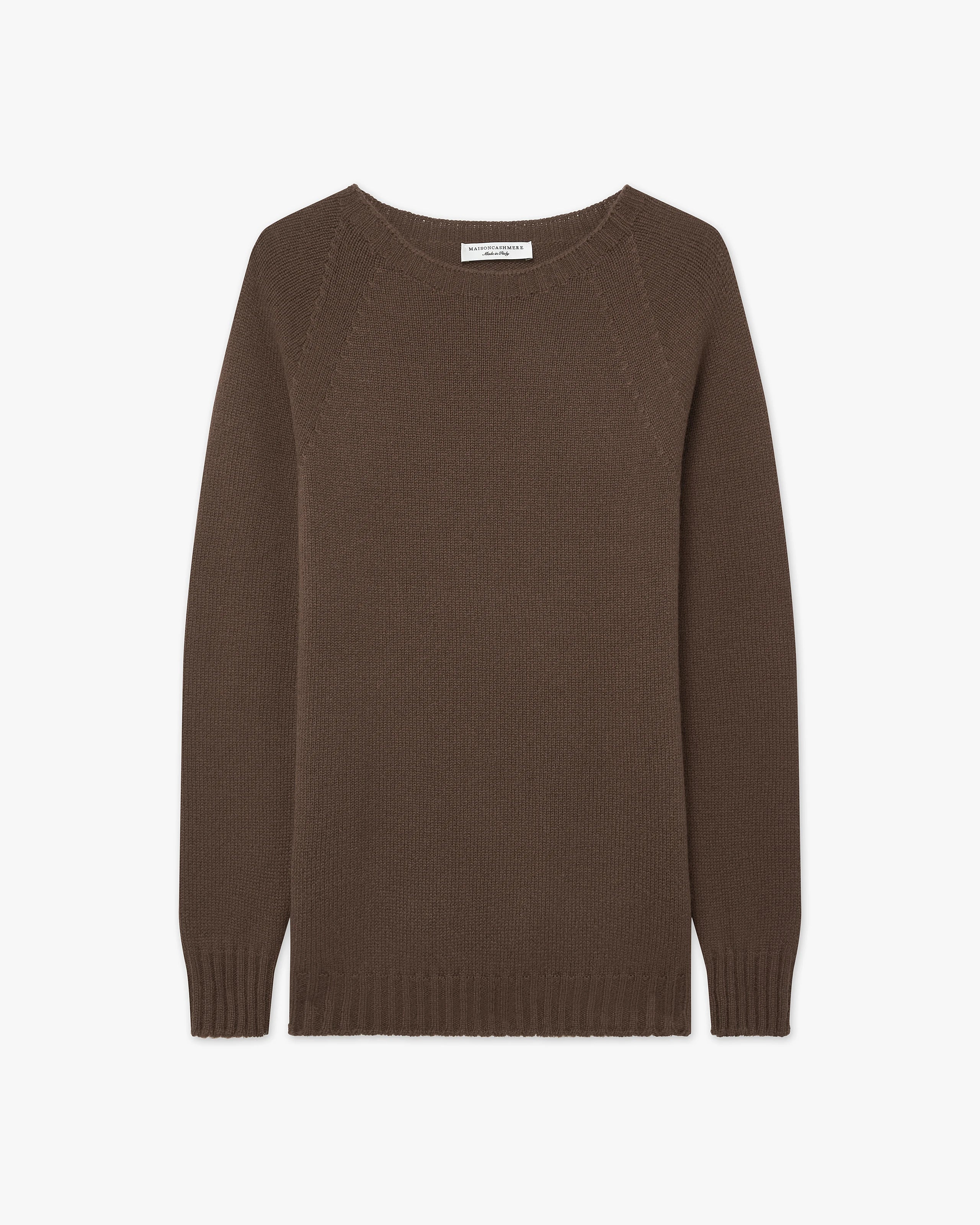 Women's Parksville Crew Neck Sweater - Brown Cashmere
