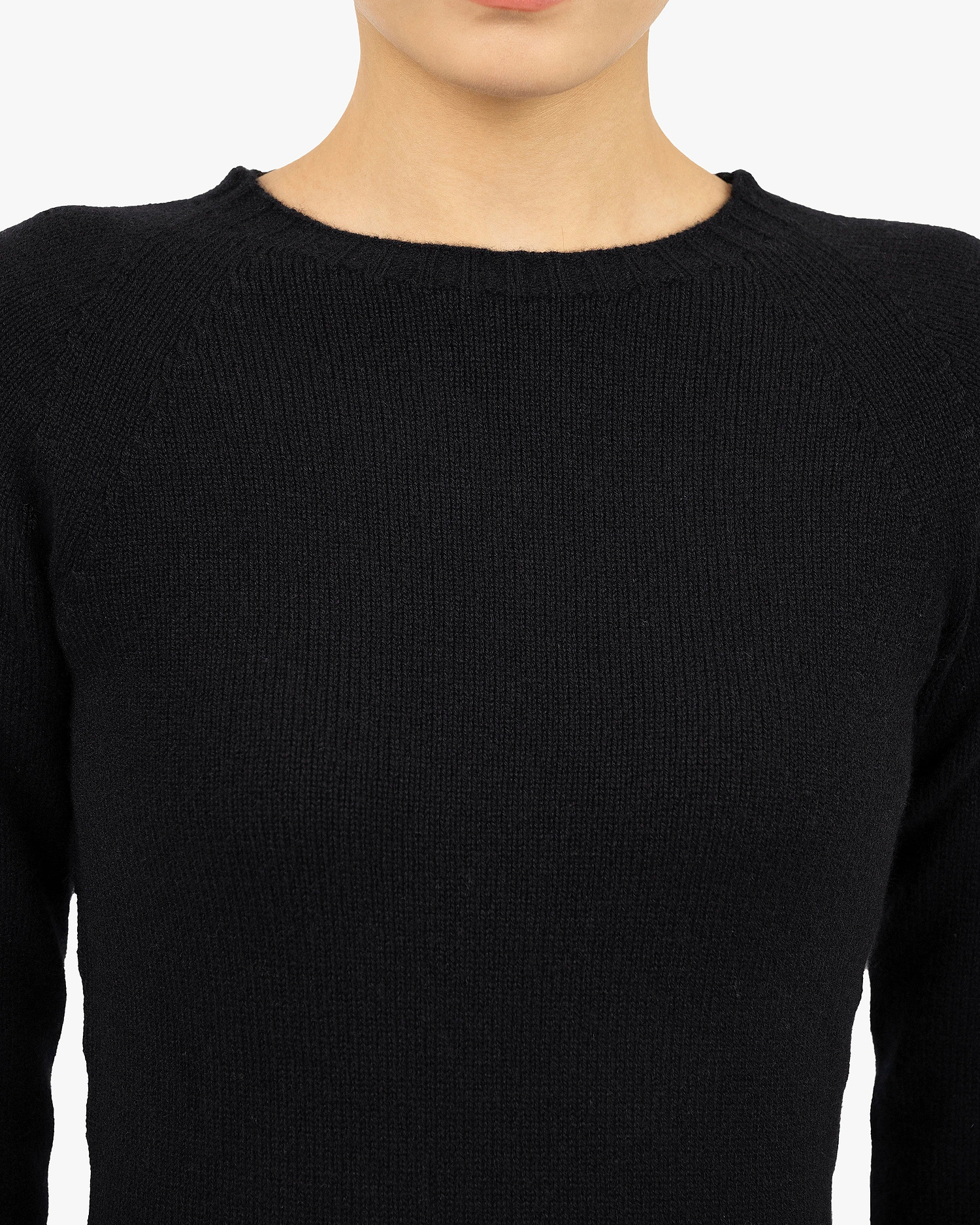 Women's Parksville Crew Neck Sweater - Black Cashmere