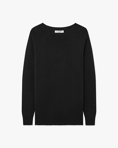 Women's Parksville Crew Neck Sweater - Black Cashmere
