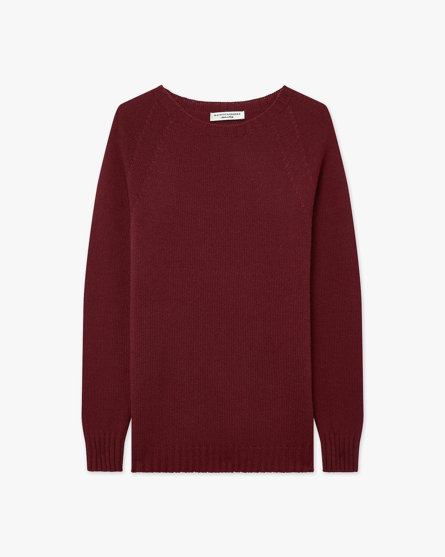 Women's Parksville Crew Neck Sweater - Bordeaux Cashmere