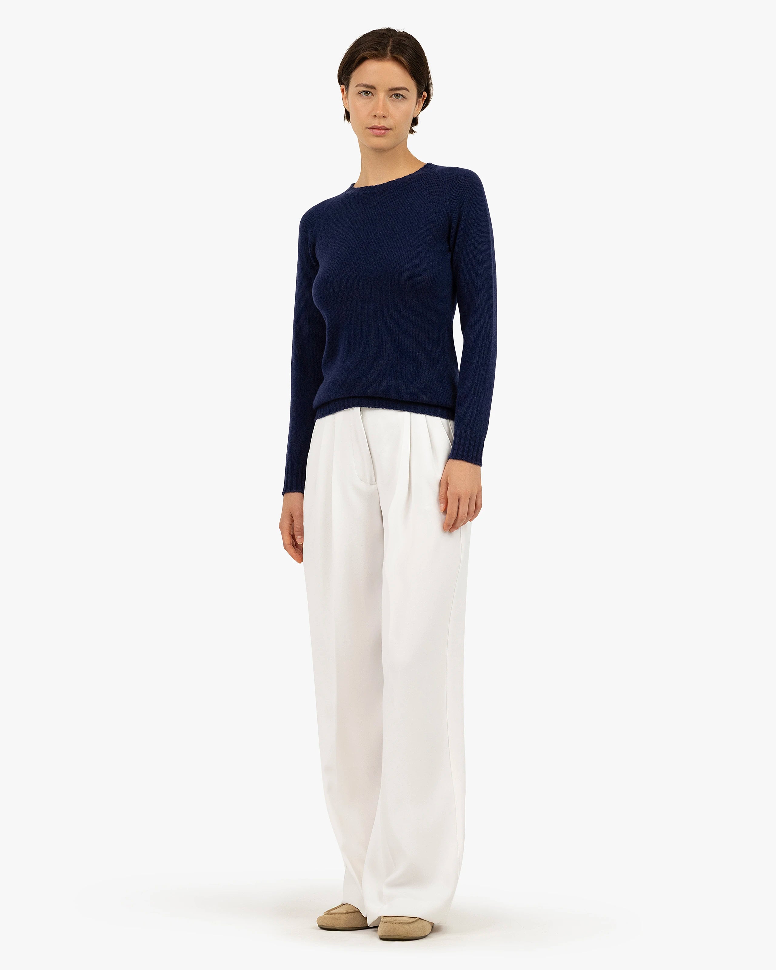 Women's Parksville Crew Neck Sweater - Blue Cashmere