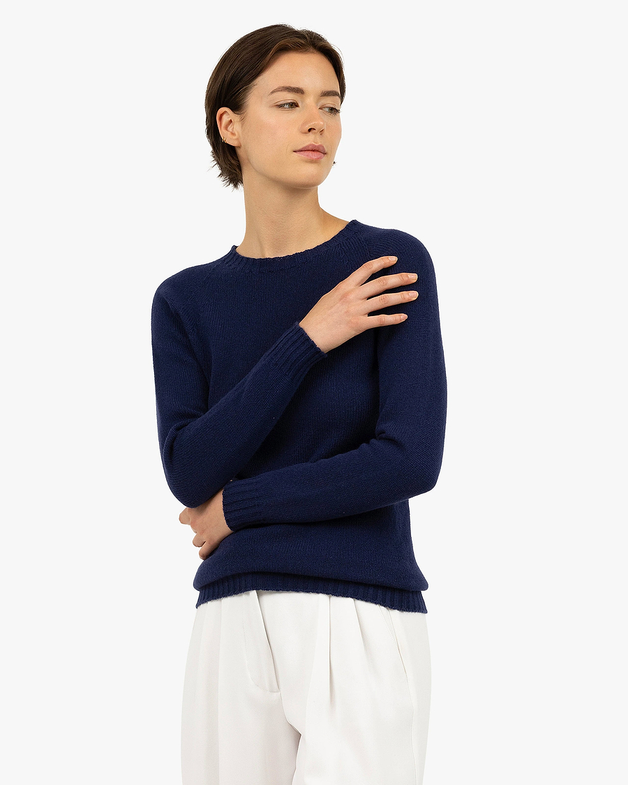 Women's Parksville Crew Neck Sweater - Blue Cashmere
