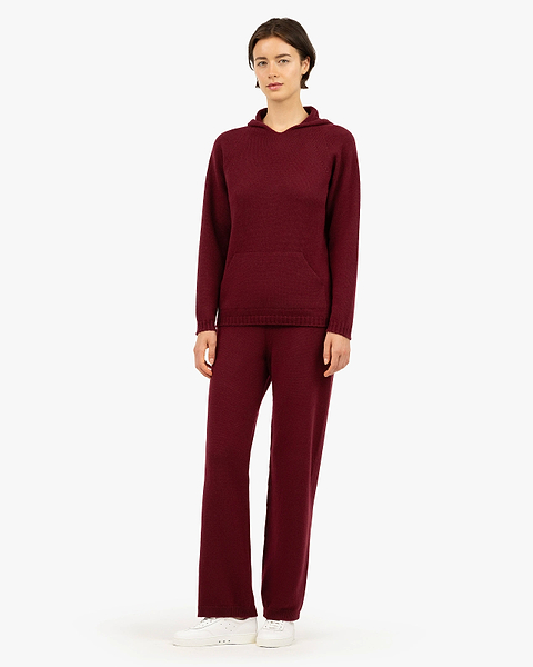 Women's Parksville Hoodie - Bordeaux Cashmere