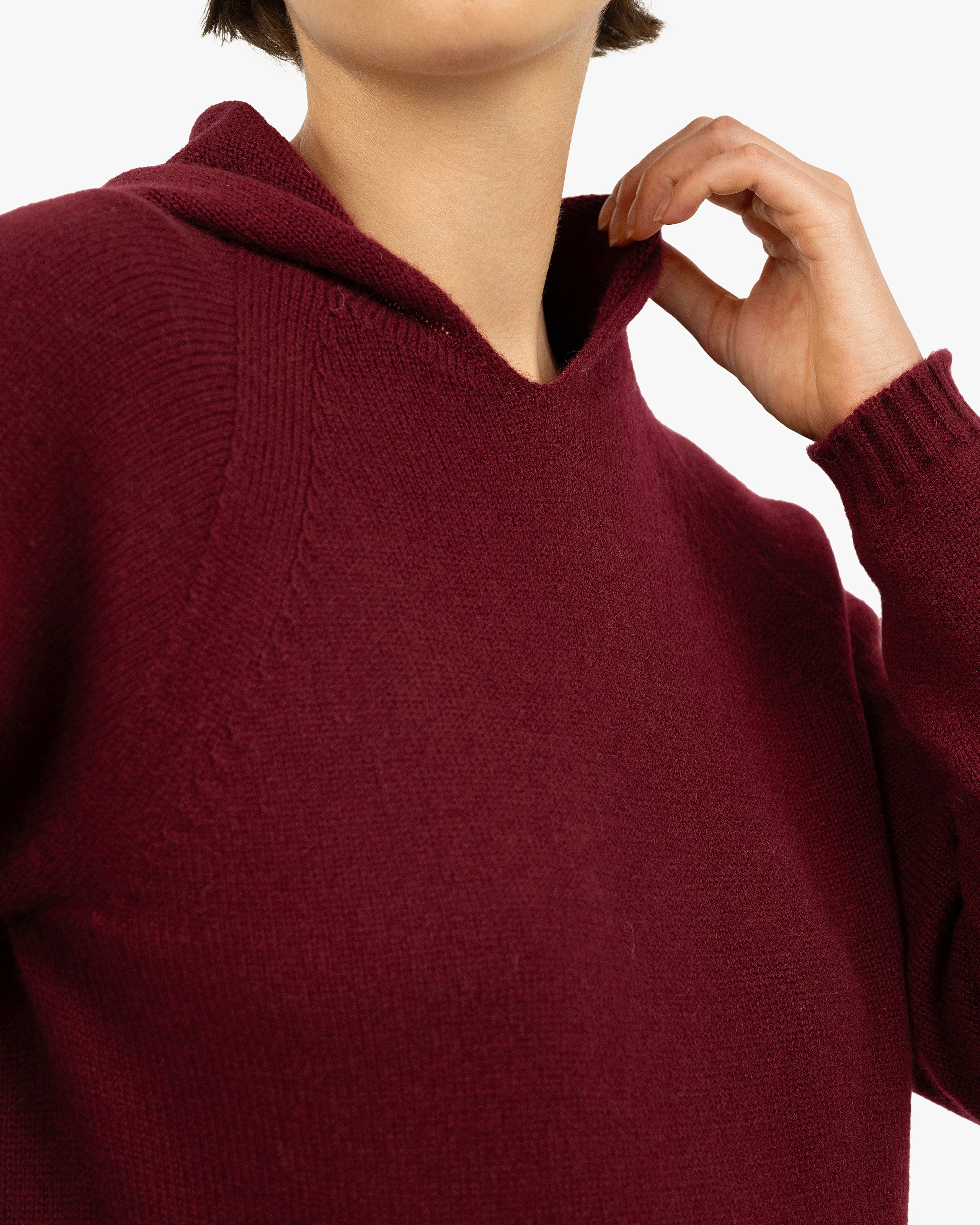 Women's Parksville Hoodie - Bordeaux Cashmere
