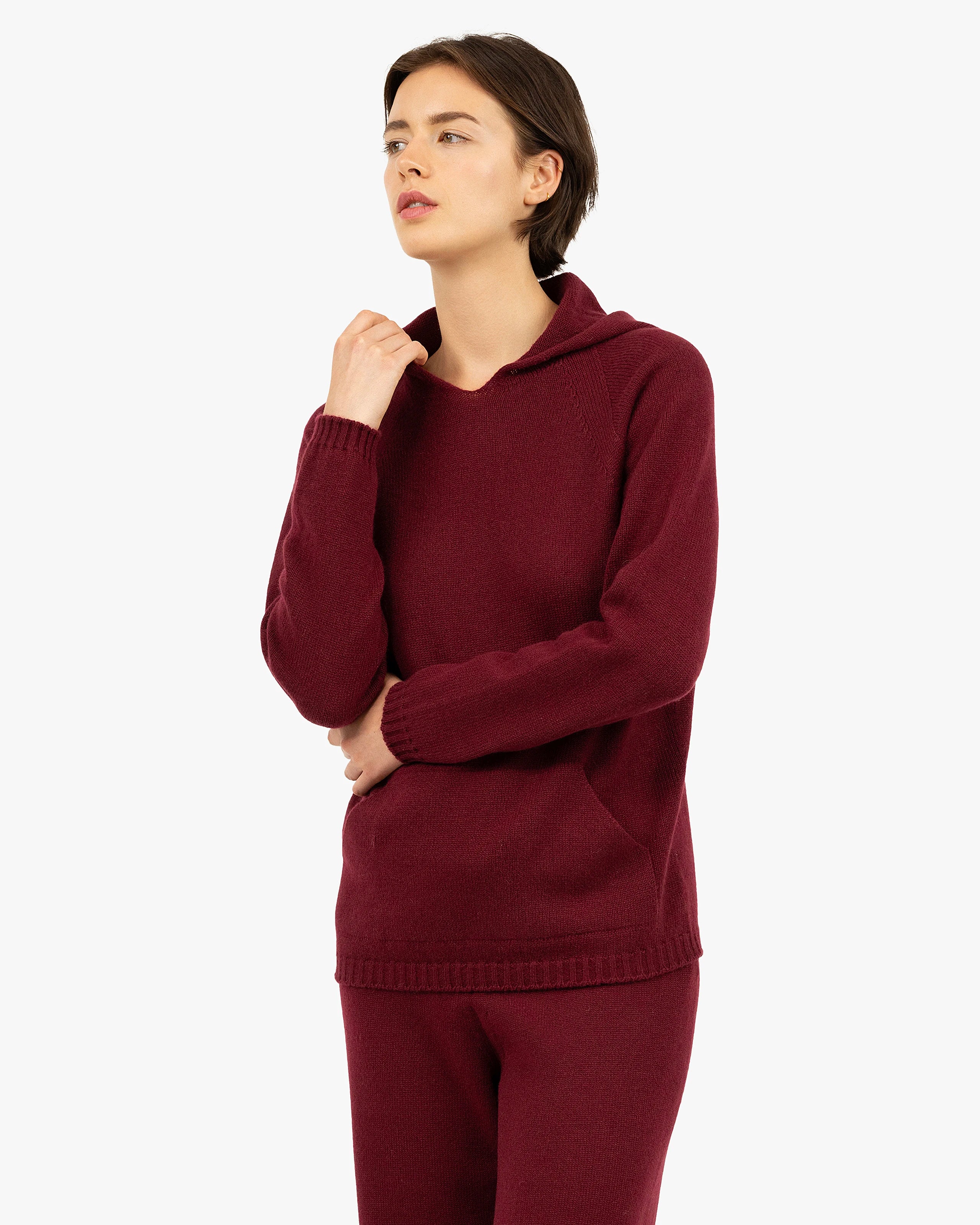 Women's Parksville Hoodie - Bordeaux Cashmere