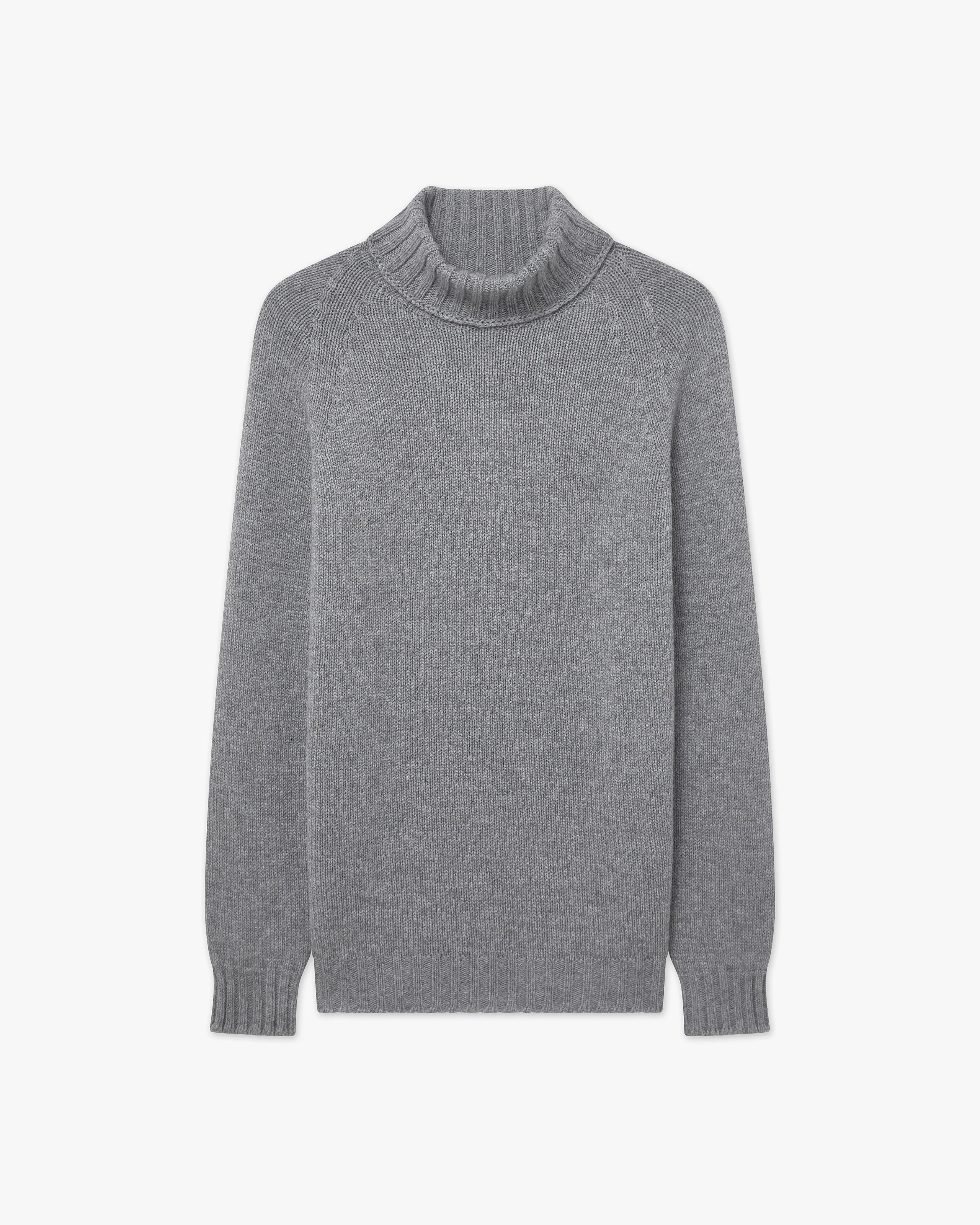 Women's Parksville Turtleneck Sweater - Medium Grey Cashmere