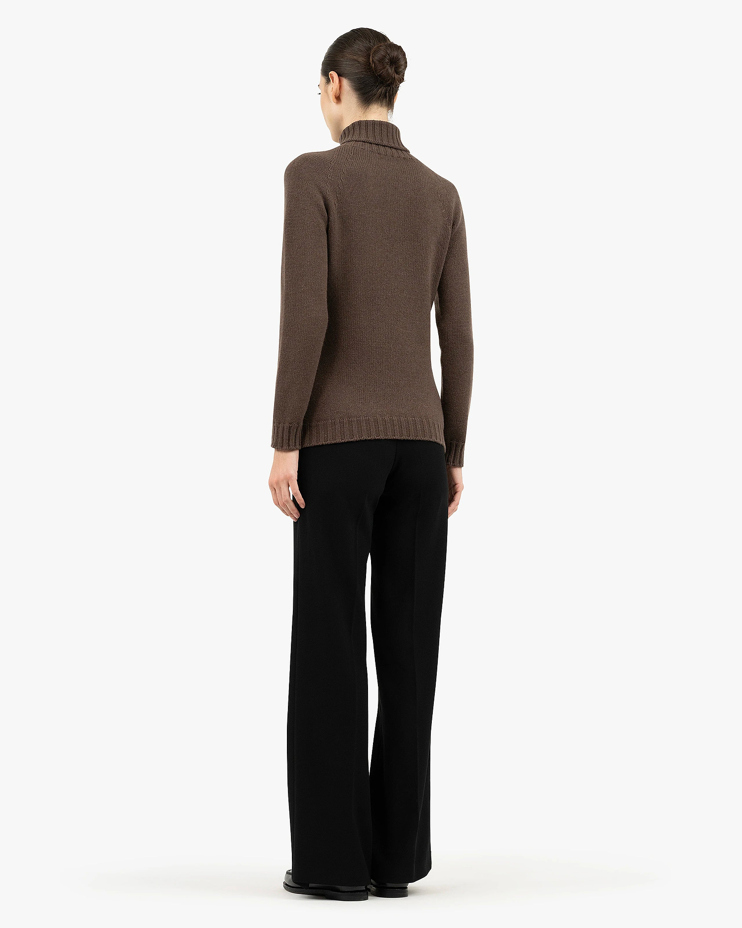 Women's Parksville Turtleneck Sweater - Brown Cashmere