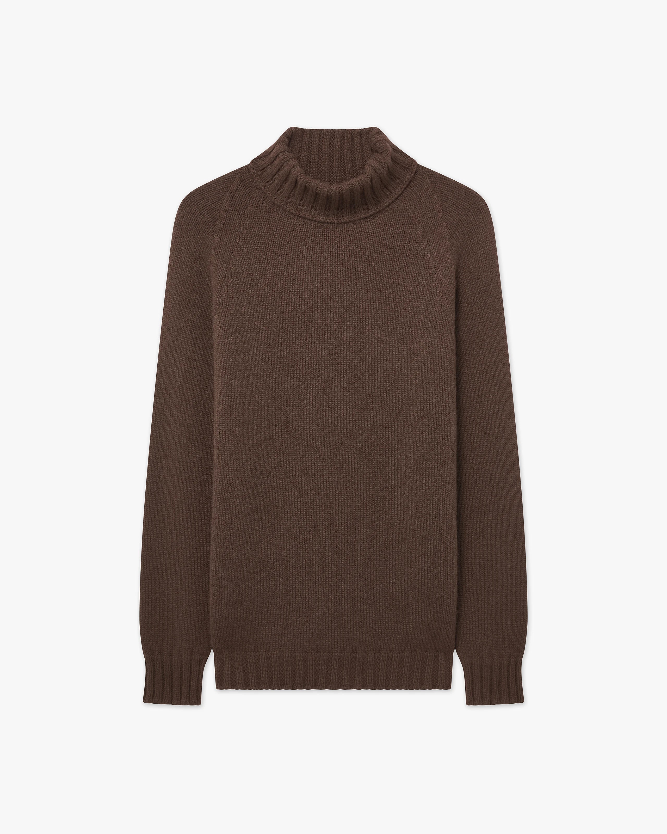 Women's Parksville Turtleneck Sweater - Brown Cashmere