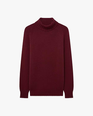 Parksville Rollkragenpullover Damen - Bordeaux