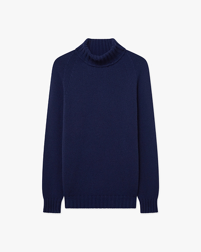 Women's Parksville Turtleneck Sweater - Blue Cashmere