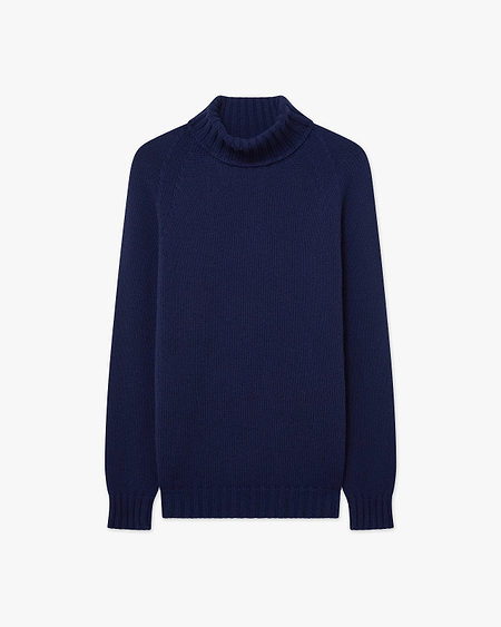 Women's Parksville Turtleneck Sweater - Blue Cashmere