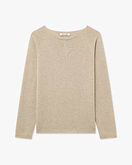 Piuma Rundhalspullover Damen - Beige