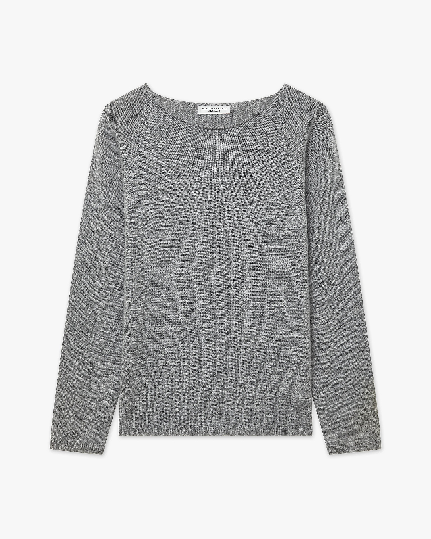 Women's Piuma Crew Neck Sweater - Medium Grey Cashmere