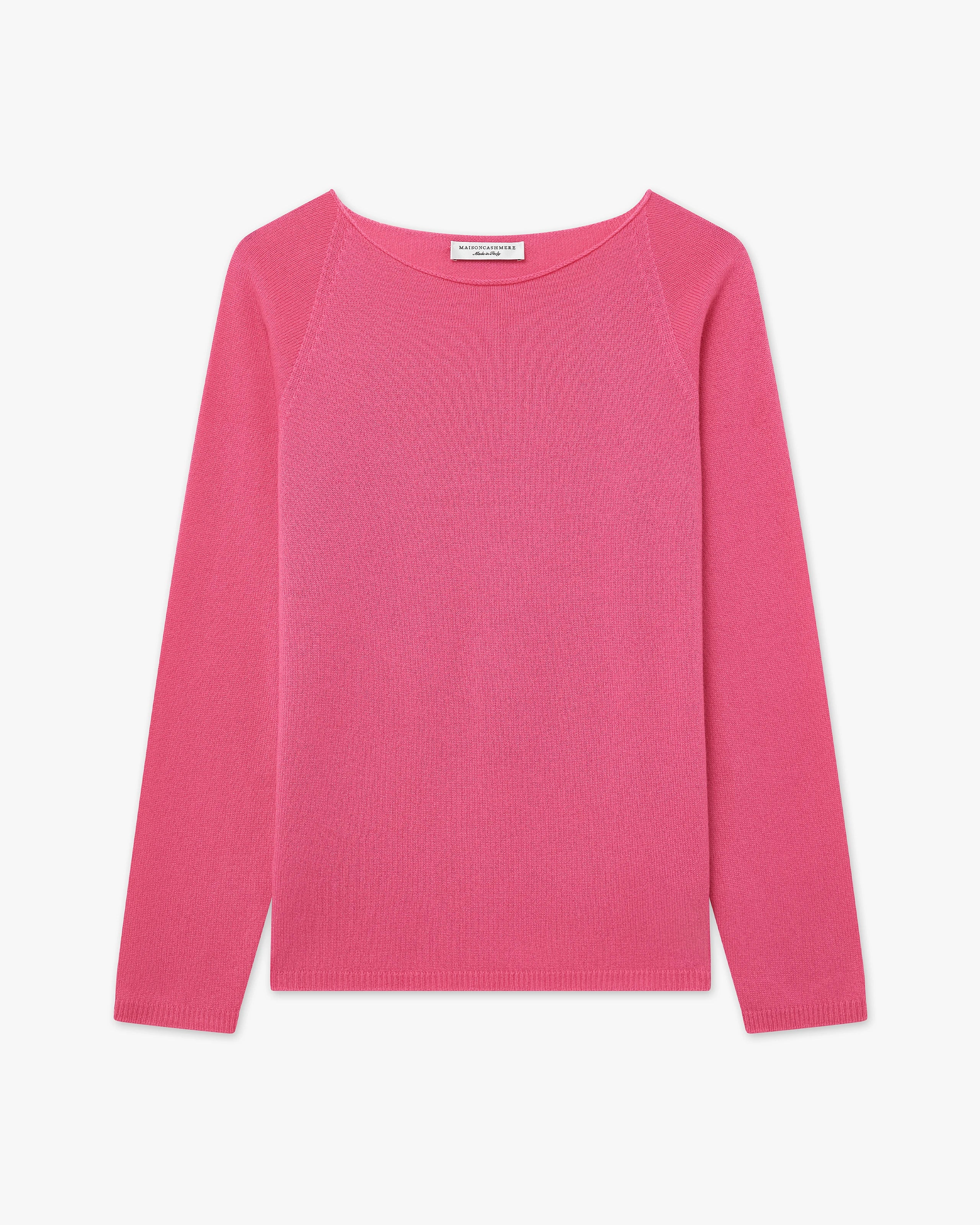 Women's Piuma Crew Neck Sweater - Fuchsia Cashmere