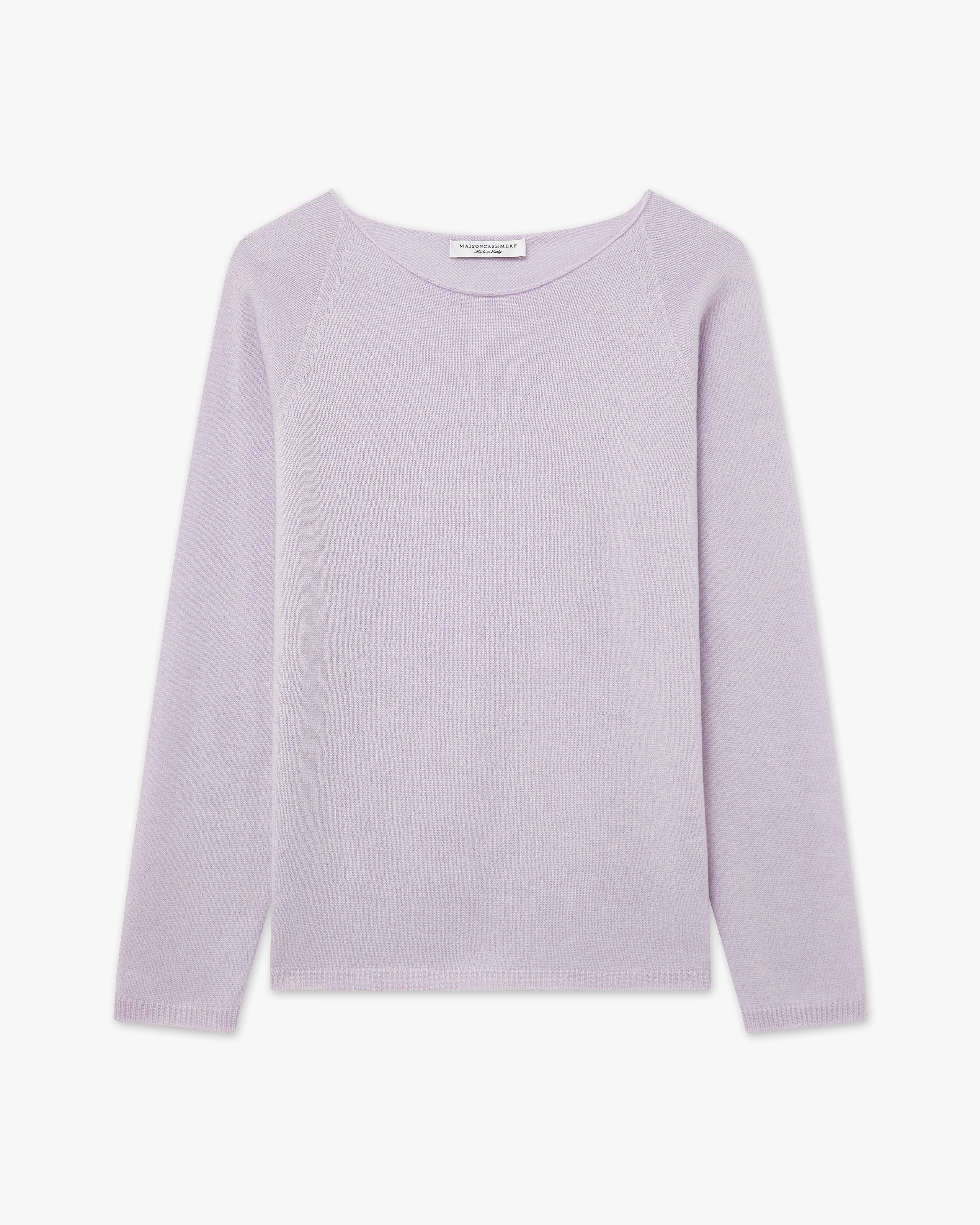 Women's Piuma Crew Neck Sweater - Lilac Cashmere