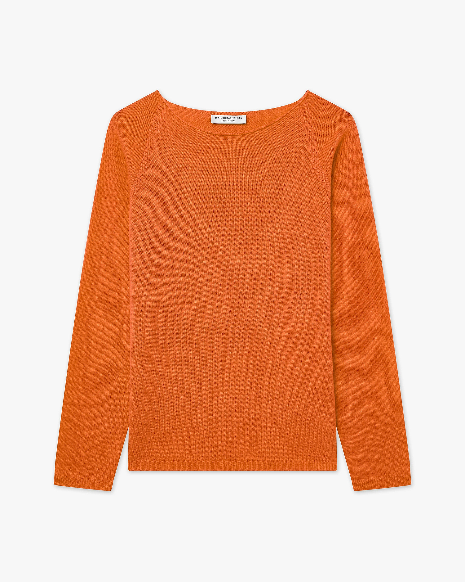Women's Piuma Crew Neck Sweater - Orange Cashmere